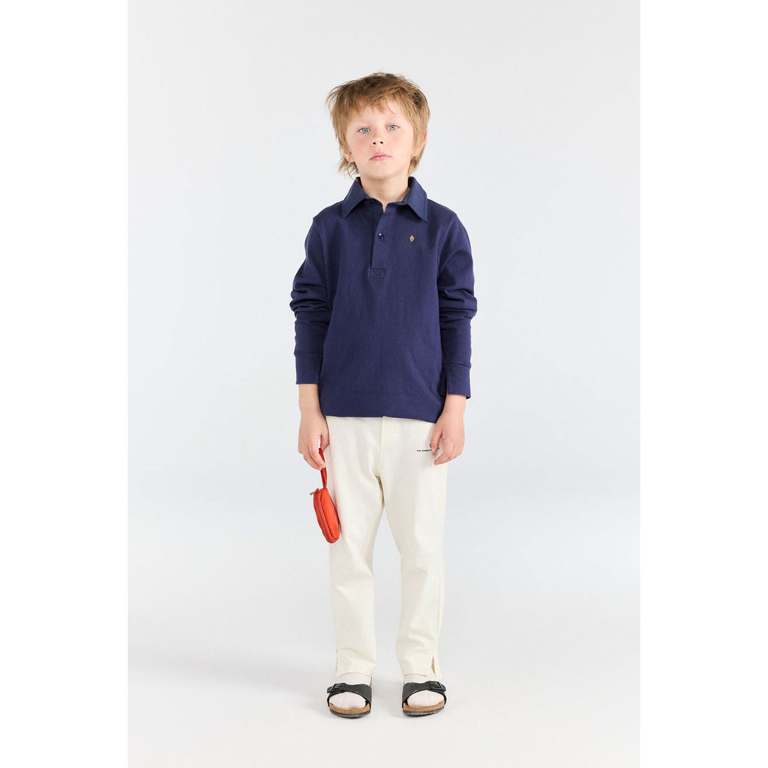 The Animals Observatory Deep Blue Eel Polo Shirt