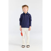 The Animals Observatory Deep Blue Eel Polo Shirt