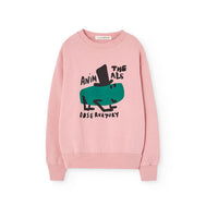 The Animals Observatory Soft Pink Bear Sweatshirt
