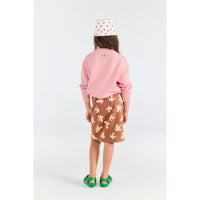 The Animals Observatory Soft Pink Bear Sweatshirt