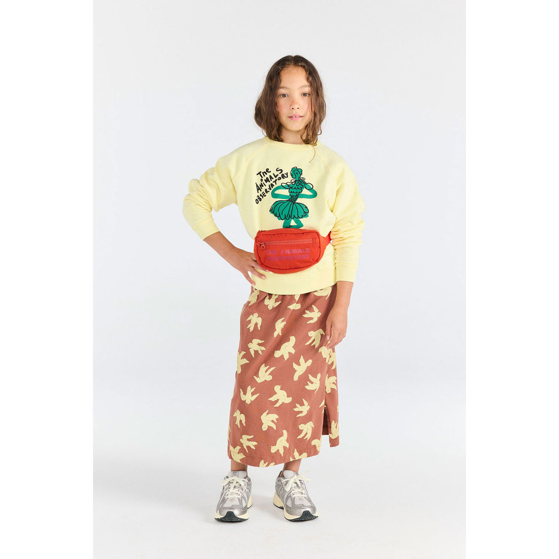 The Animals Observatory Soft Yellow Shark  Sweatshirt