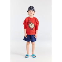 The Animals Observatory Red Shark Sweatshirt