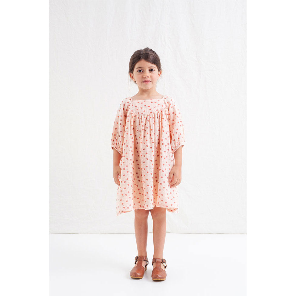 Tocoto Vintage Heart Print Short Dress