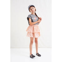 Tocoto Vintage Heart Print Short Skirt