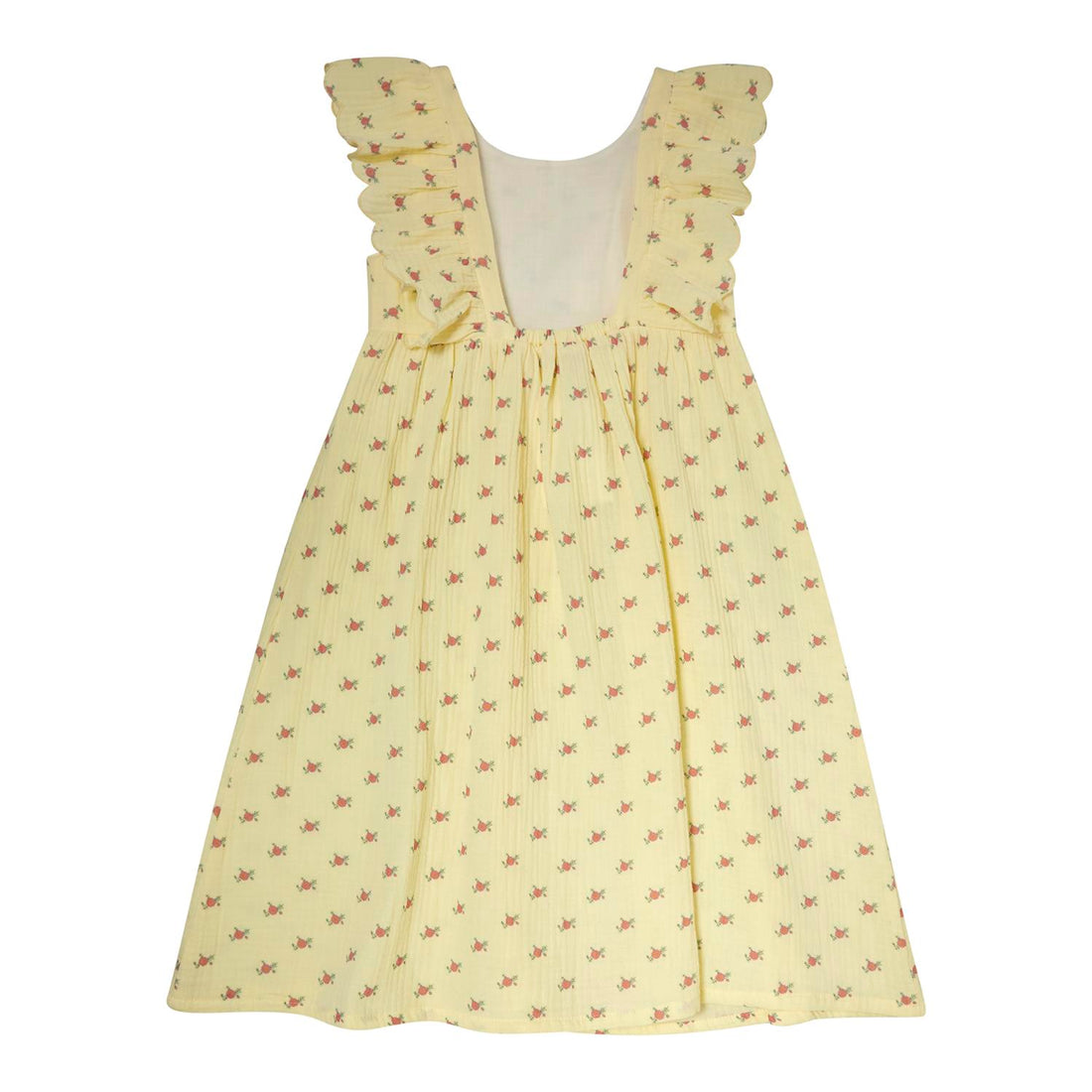 Tocoto Vintage Yellow Flower Print Dress