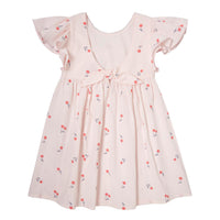 Tocoto Vintage Pink Cherry Print Dress