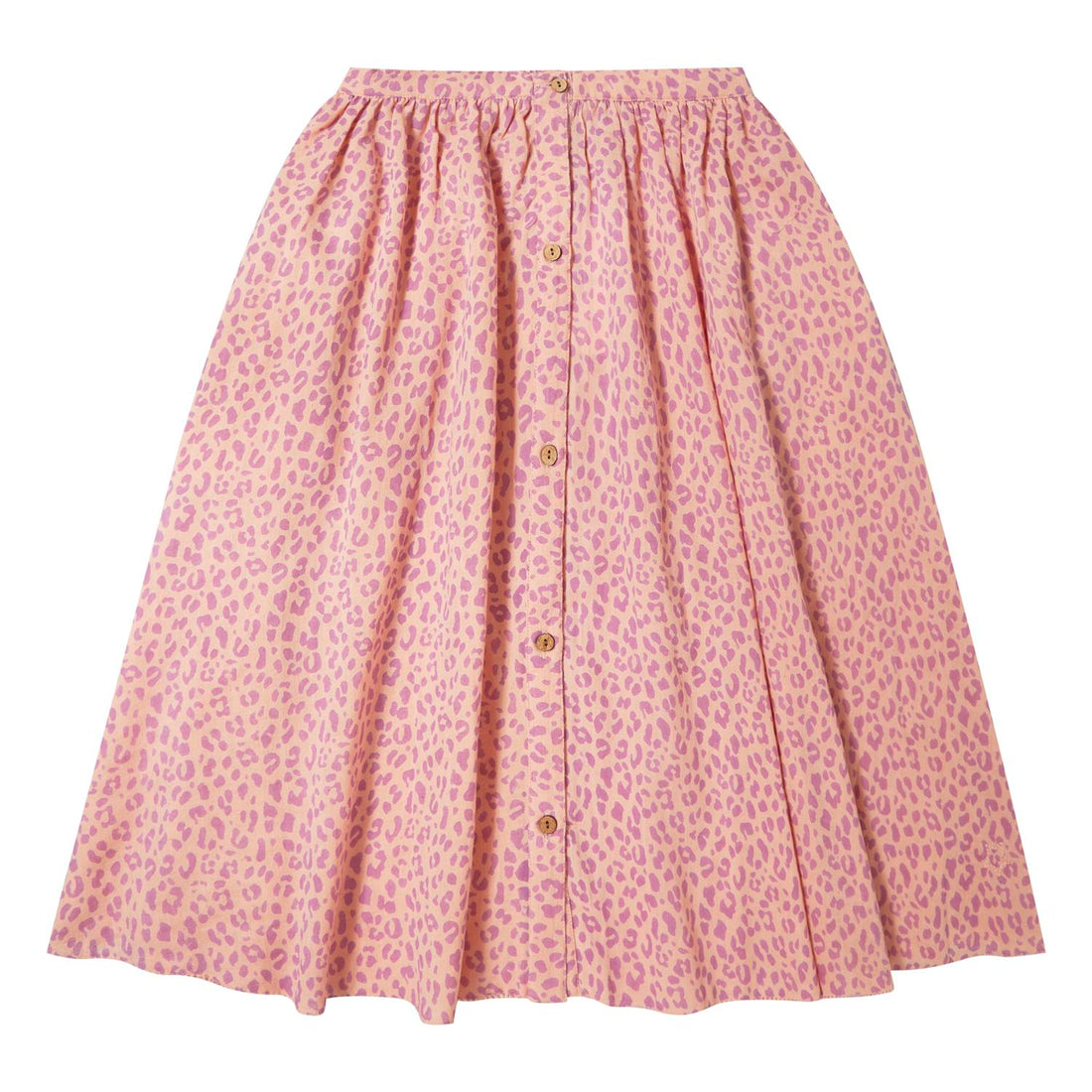 Tocoto Vintage Pink Animal Print Long Skirt