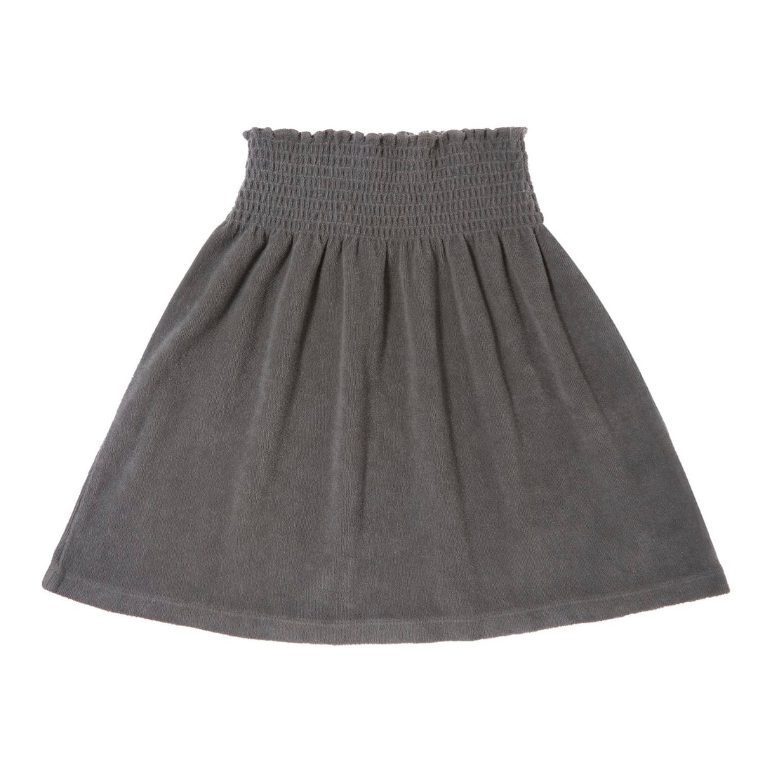 Tocoto Vintage Dark Grey Terry Skirt