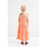 Tocoto Vintage Salmon Lace Midi Jumper Dress