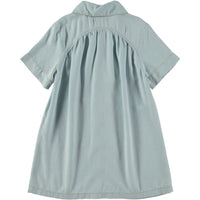 Tocoto Vintage Blue Denim Gathered Dress