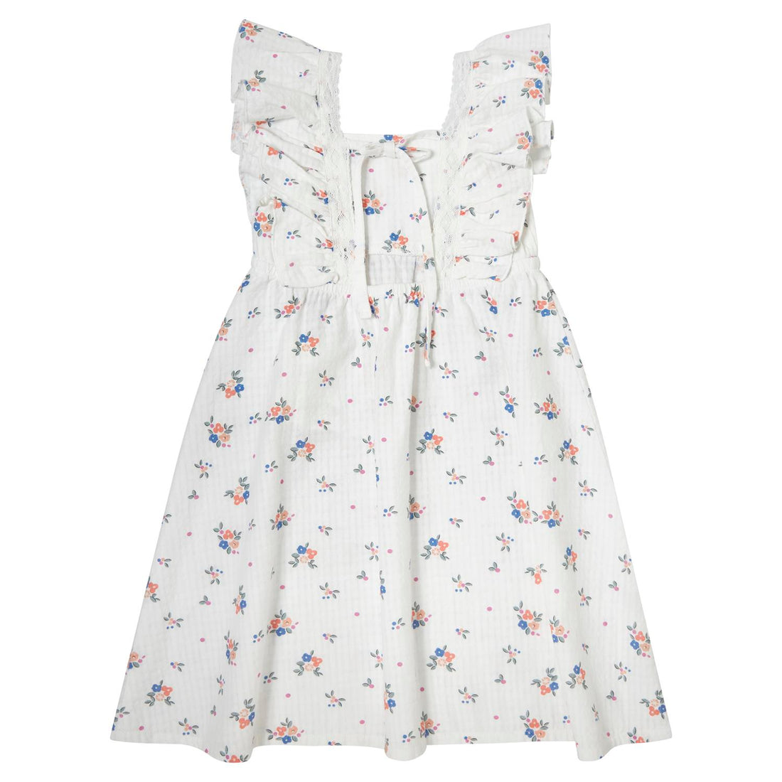 Tocoto Vintage Ivory Flower Print Dress