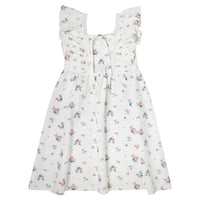 Tocoto Vintage Ivory Flower Print Dress