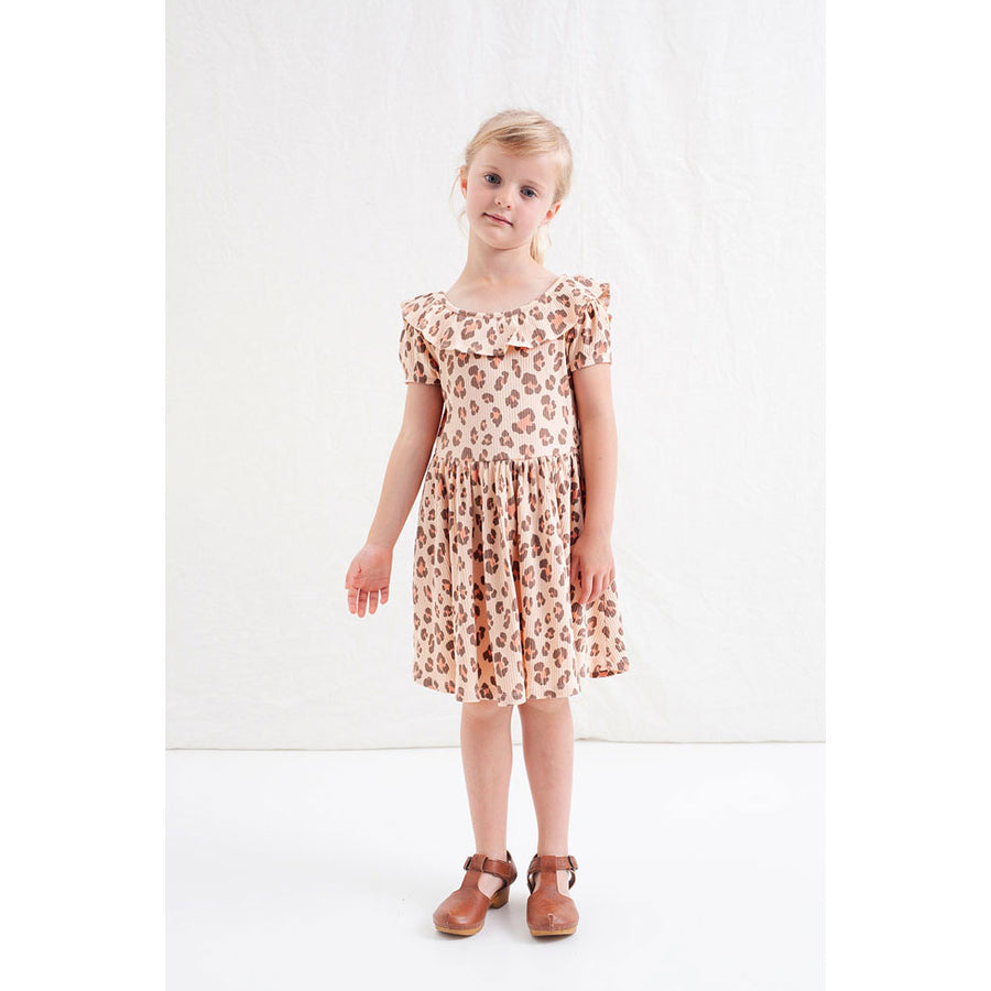Tocoto Vintage Pink Animal Printed Dress