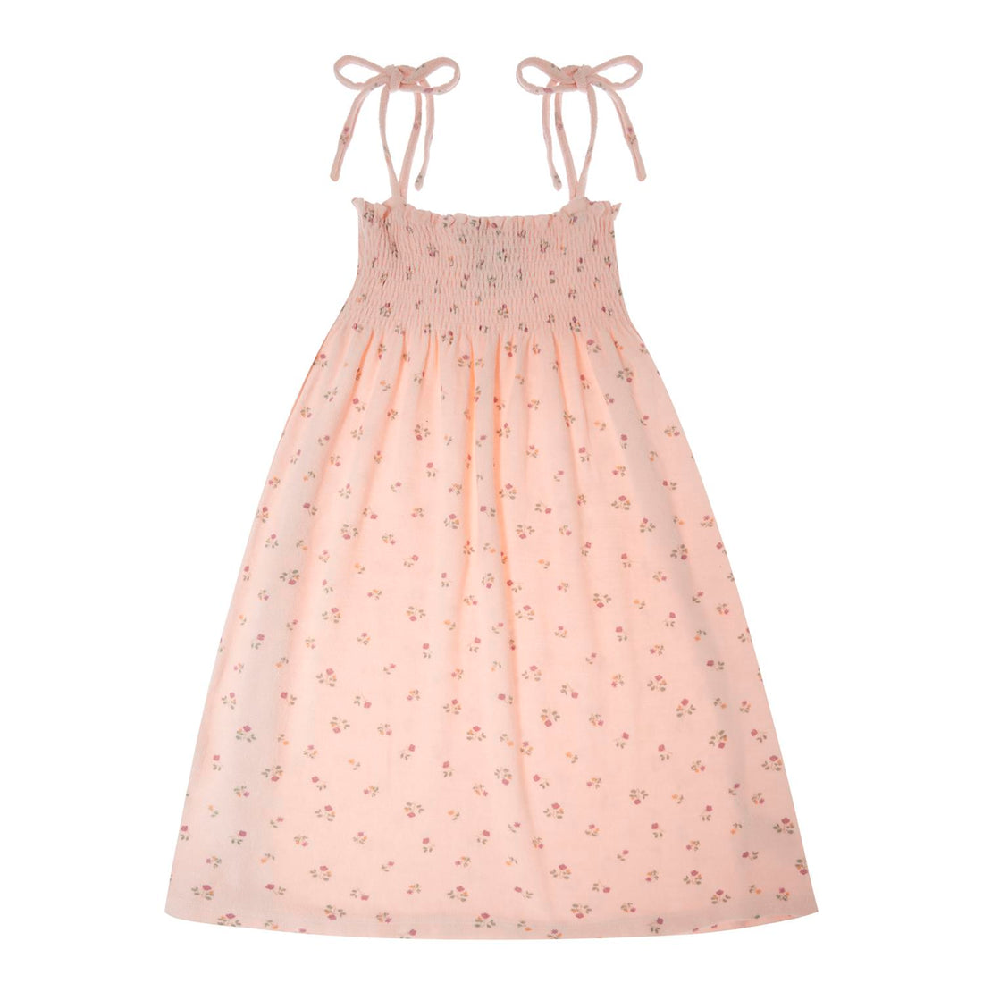 Tocoto Vintage Pink Flower Print Long Dress