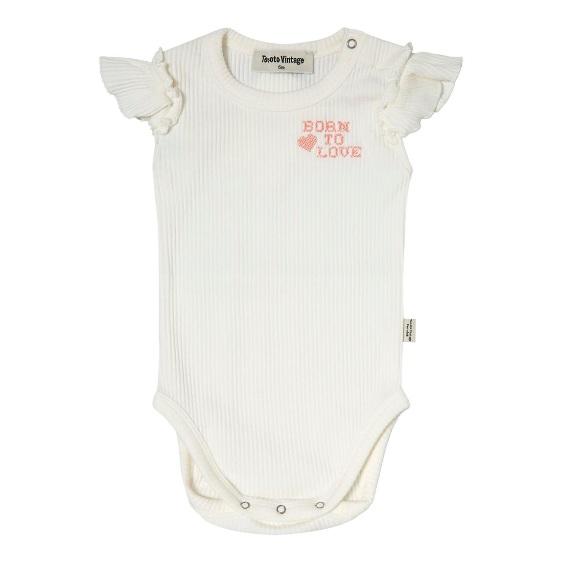 Tocoto Vintage Ivory Borno To Love Bodysuit