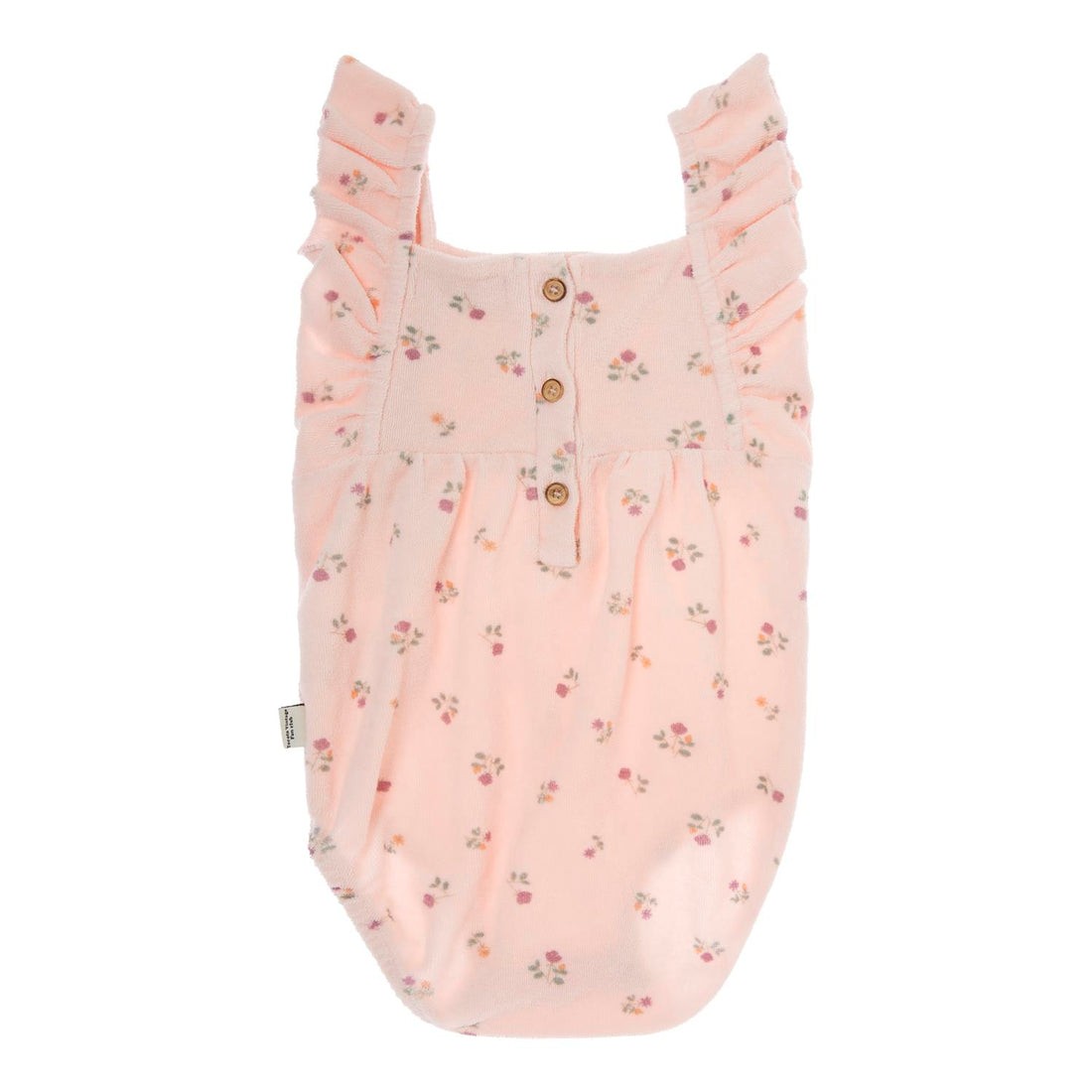 Tocoto Vintage Pink Flower Print Bodysuit