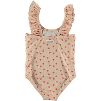 Tocoto Vintage Pink Hearts Grandma Swimsuit