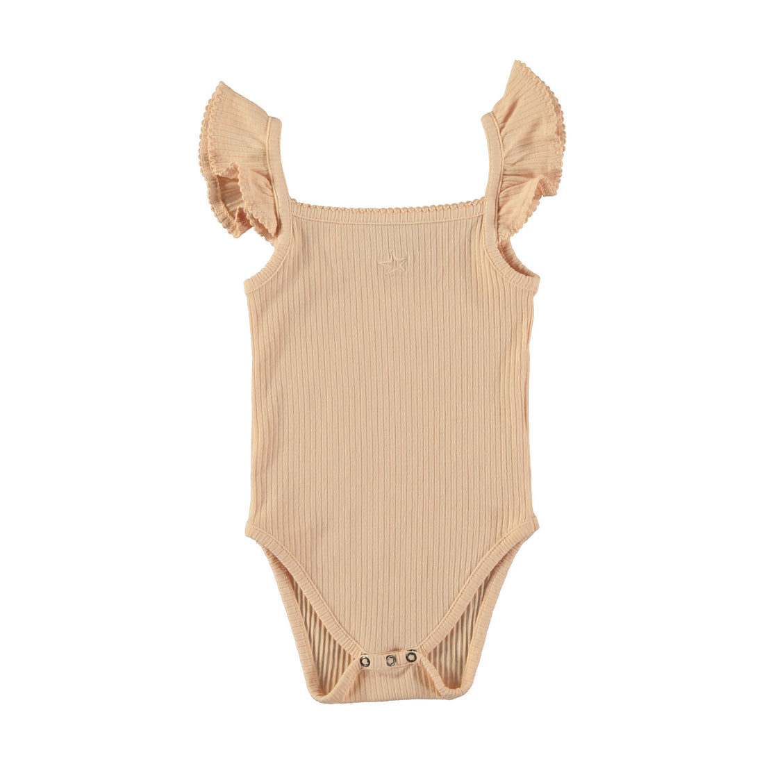 Tocoto Vintage Pink Ribbed Ruffle Body