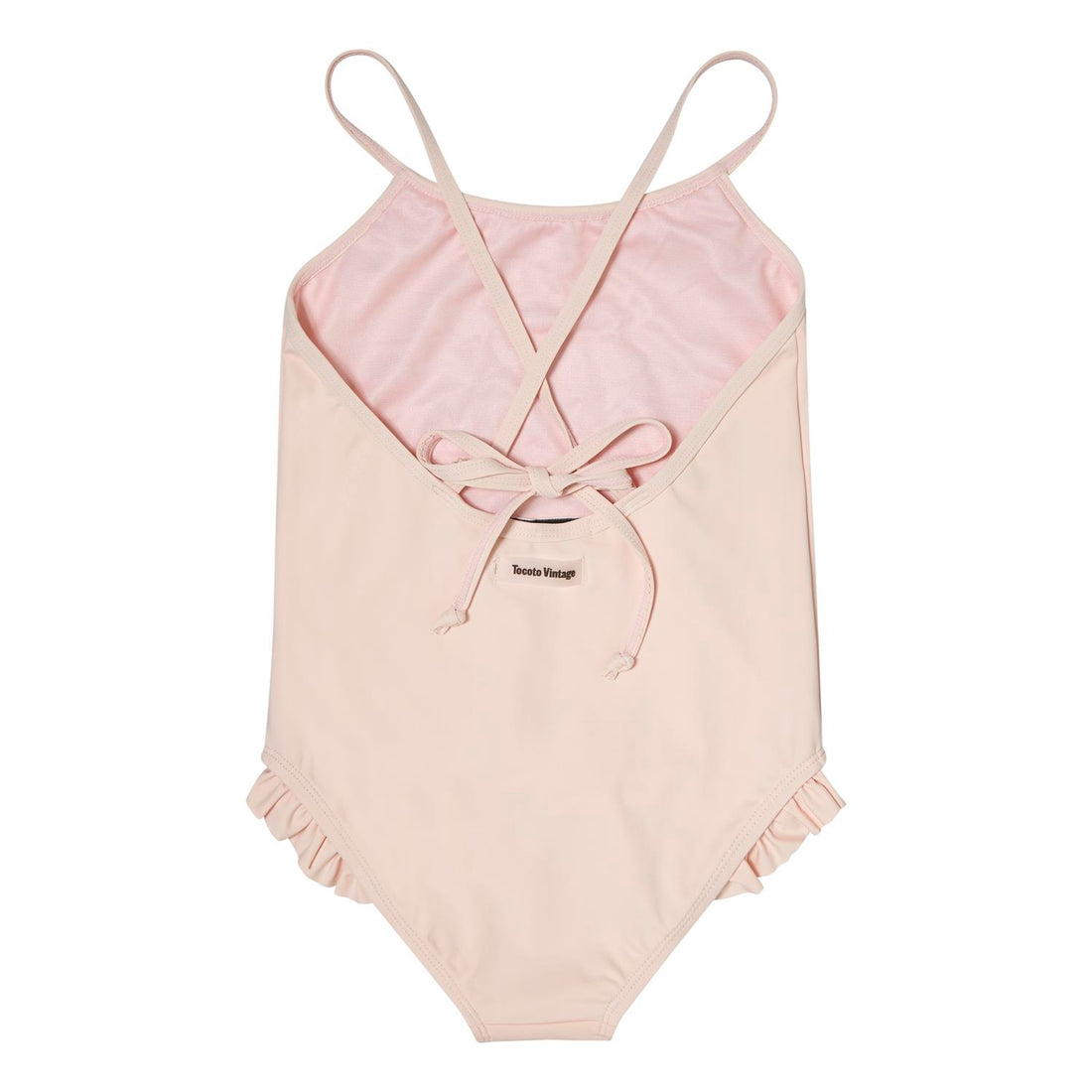 Tocoto Vintage Pink Cherry Camp Swimsuit