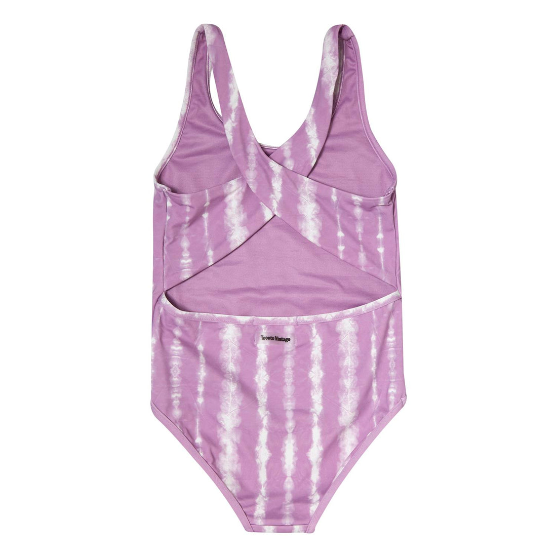 Tocoto Vintage Lavender Tye Dye Swimsuit
