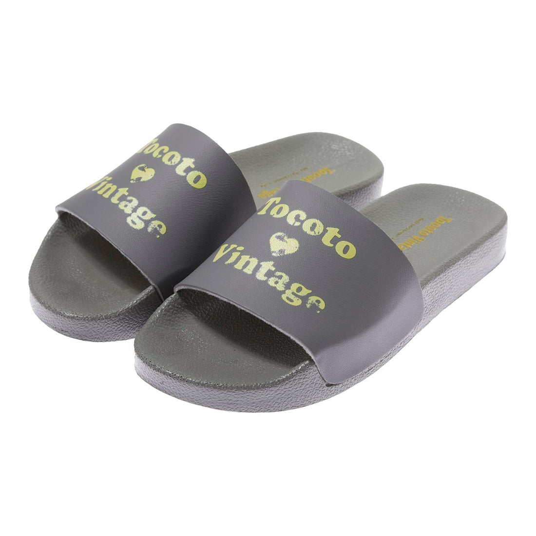 Tocoto Vintage Grey Beach Flip Flops