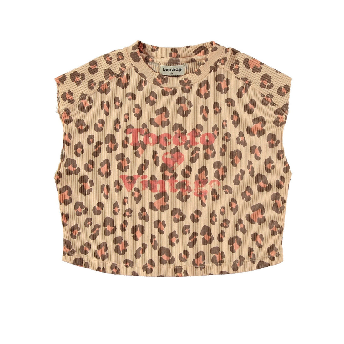 Tocoto Vintage Pink Animal Printed Tocoto Love Tee