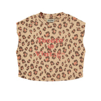 Tocoto Vintage Pink Animal Printed Tocoto Love Tee