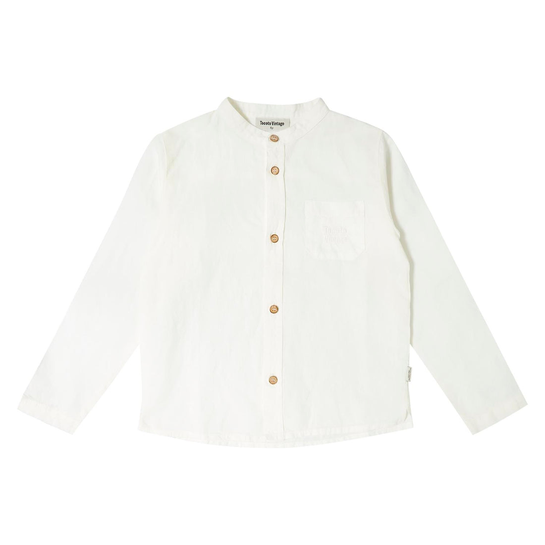 Tocoto Vintage White Long Sleeve Shirt