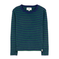Finger in the Nose  Ink Blue Stripes Sailing Longsleeve T-Shirt