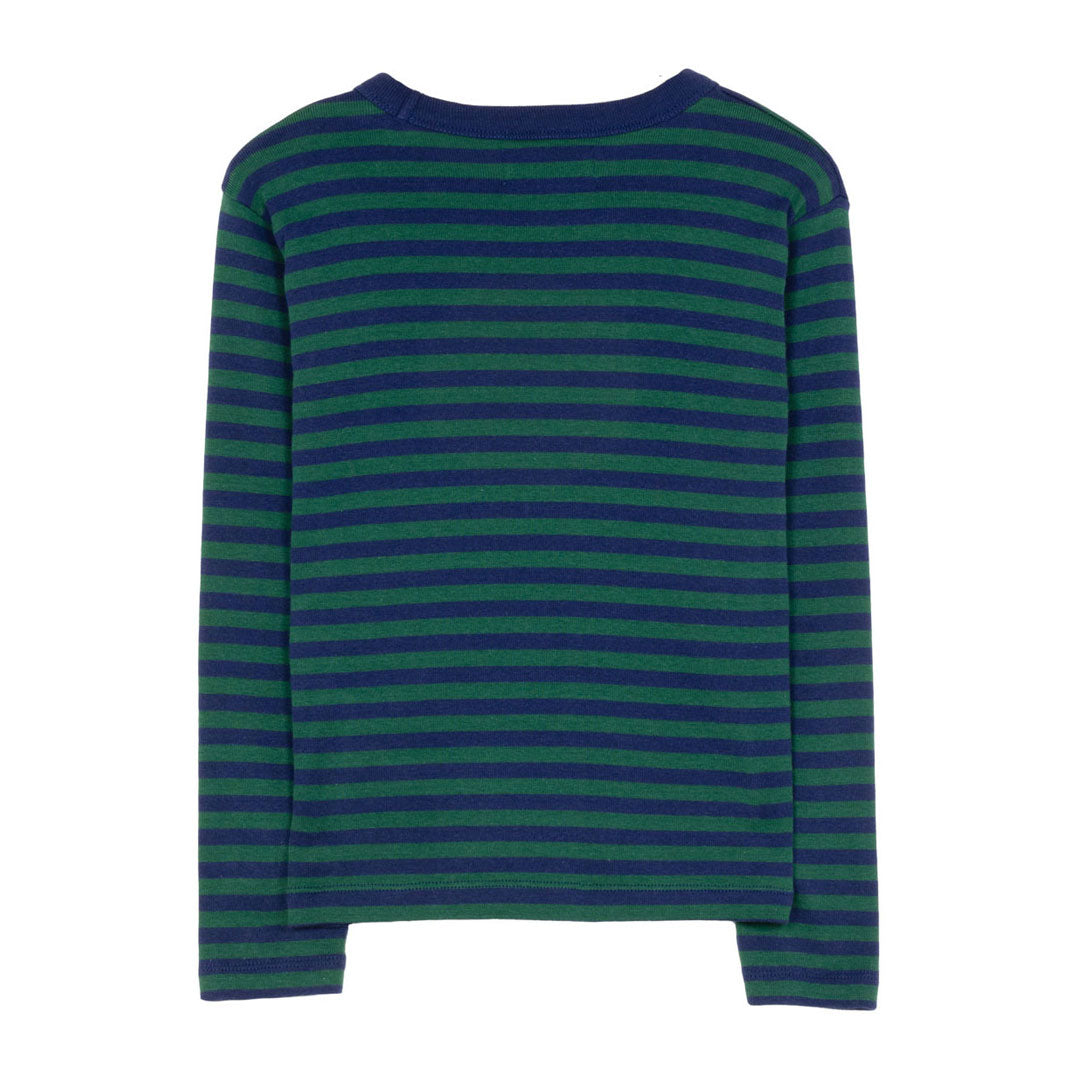 Finger in the Nose  Ink Blue Stripes Sailing Longsleeve T-Shirt