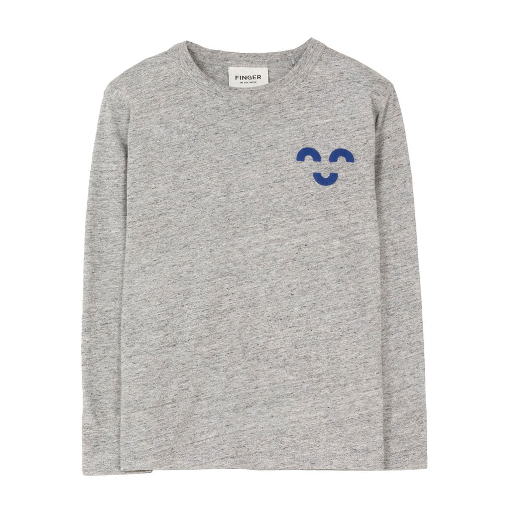 Finger in the Nose  Heather Grey Longsleeve Sports Sako T-Shirt