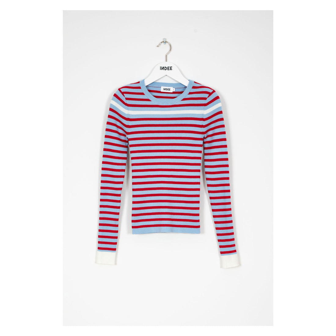 Indee Blue Striped Pullover