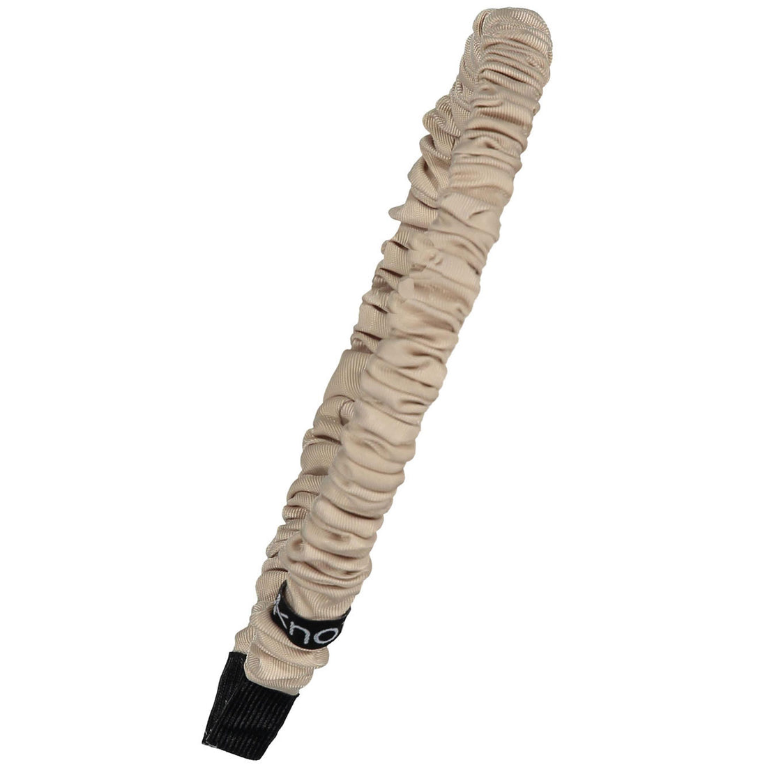 Knot Hairbands Taupe Sateen Scrunched Headband