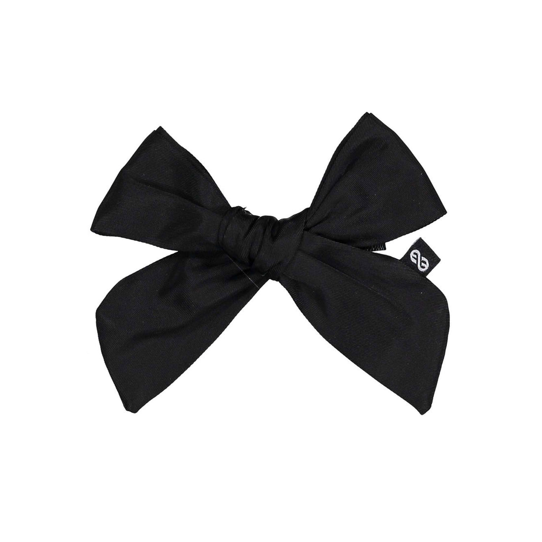 Knot Hairbands Black Satin Petite Bow