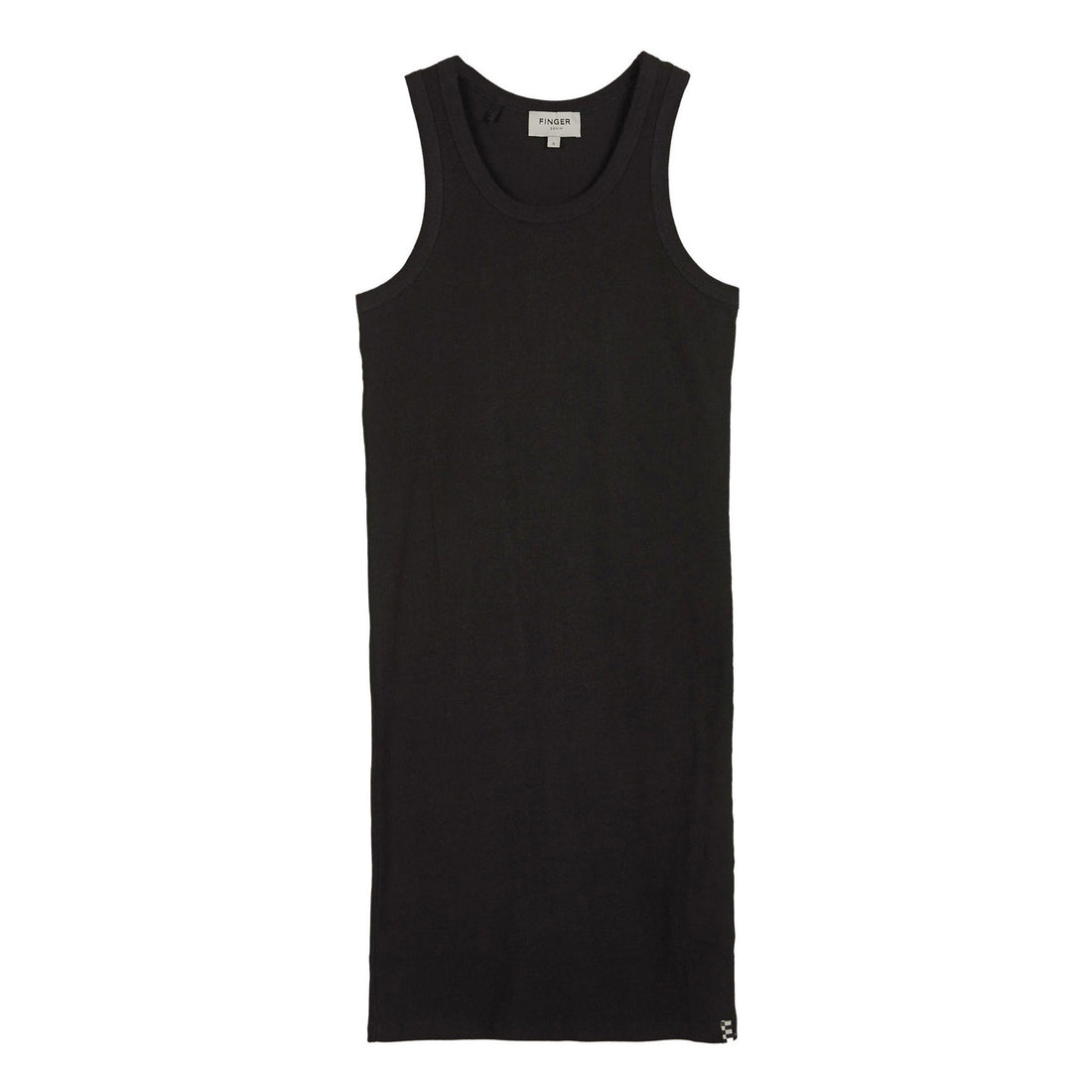 Finger In The Nose Black Tank Top Dress