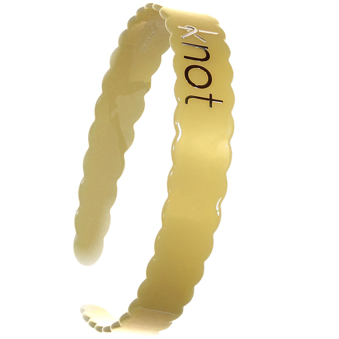 Knot Hairbands Golden Scalloped Headband