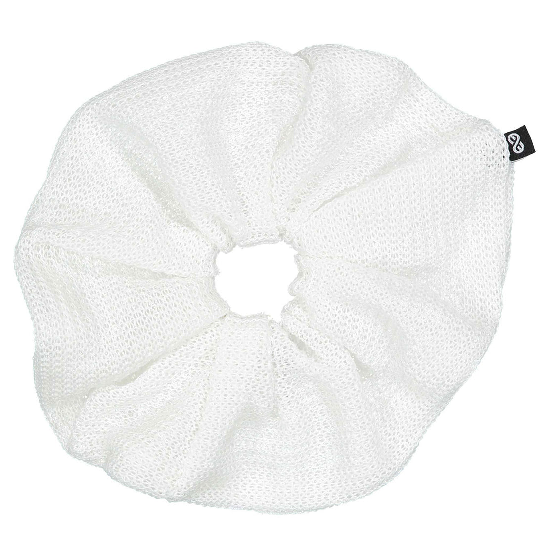 Knot Hairbands White Purl Scrunchie