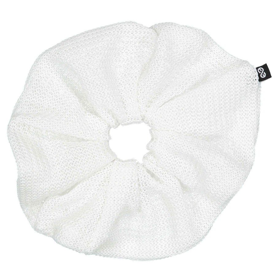 Knot Hairbands White Purl Scrunchie