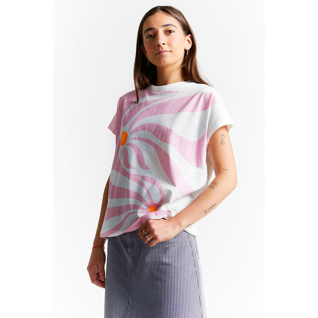 Indee Pink Printed T-Shirt