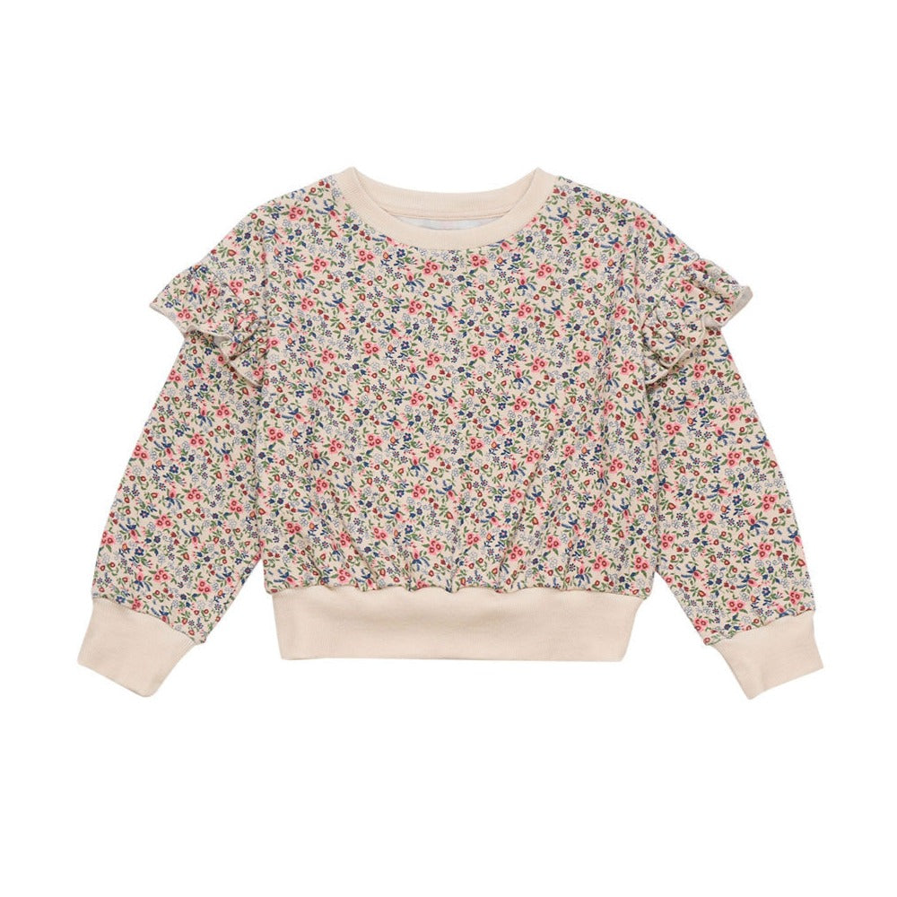 The New Society Seraphina Flower Jersey Sweater