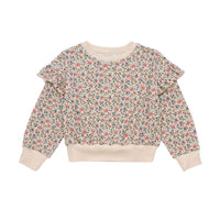 The New Society Seraphina Flower Jersey Sweater