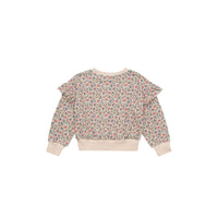 The New Society Seraphina Flower Jersey Sweater