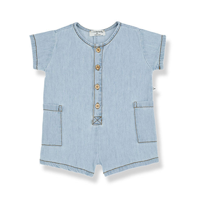 1+ in the Family  Denim Serena Romper