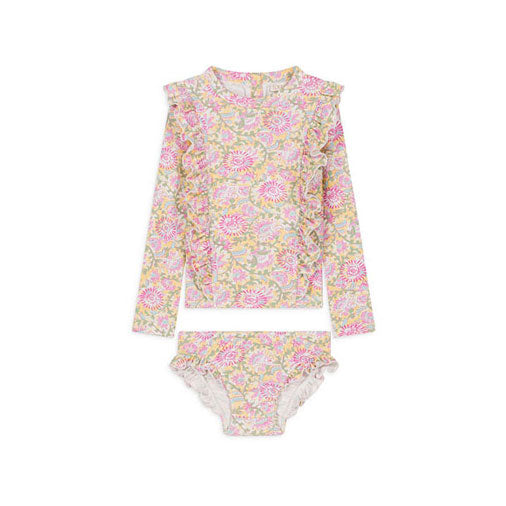 Louise Misha Yellow Capri Cove Yanika Bathing Set