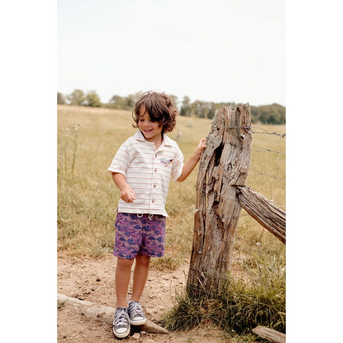 Louise Misha Cream Sunset Alov Shirt