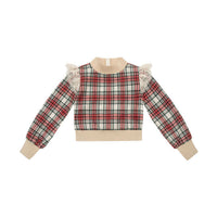 The Middle Daughter England Check Side Hustle Sweatshirt