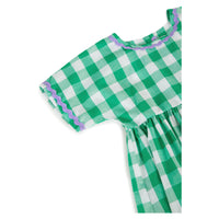 Wolf and Rita  Vichy Green Silvia Dress
