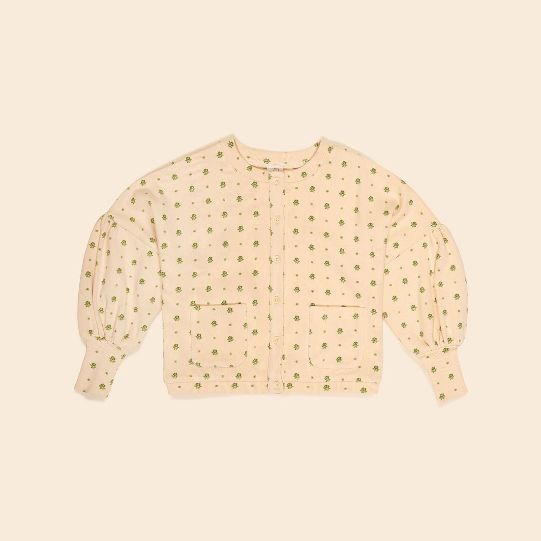 Apolina Meadow Calico Simona Jersey Cardigan