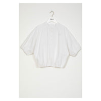 Indee Off White Tunisian Collar T-Shirt