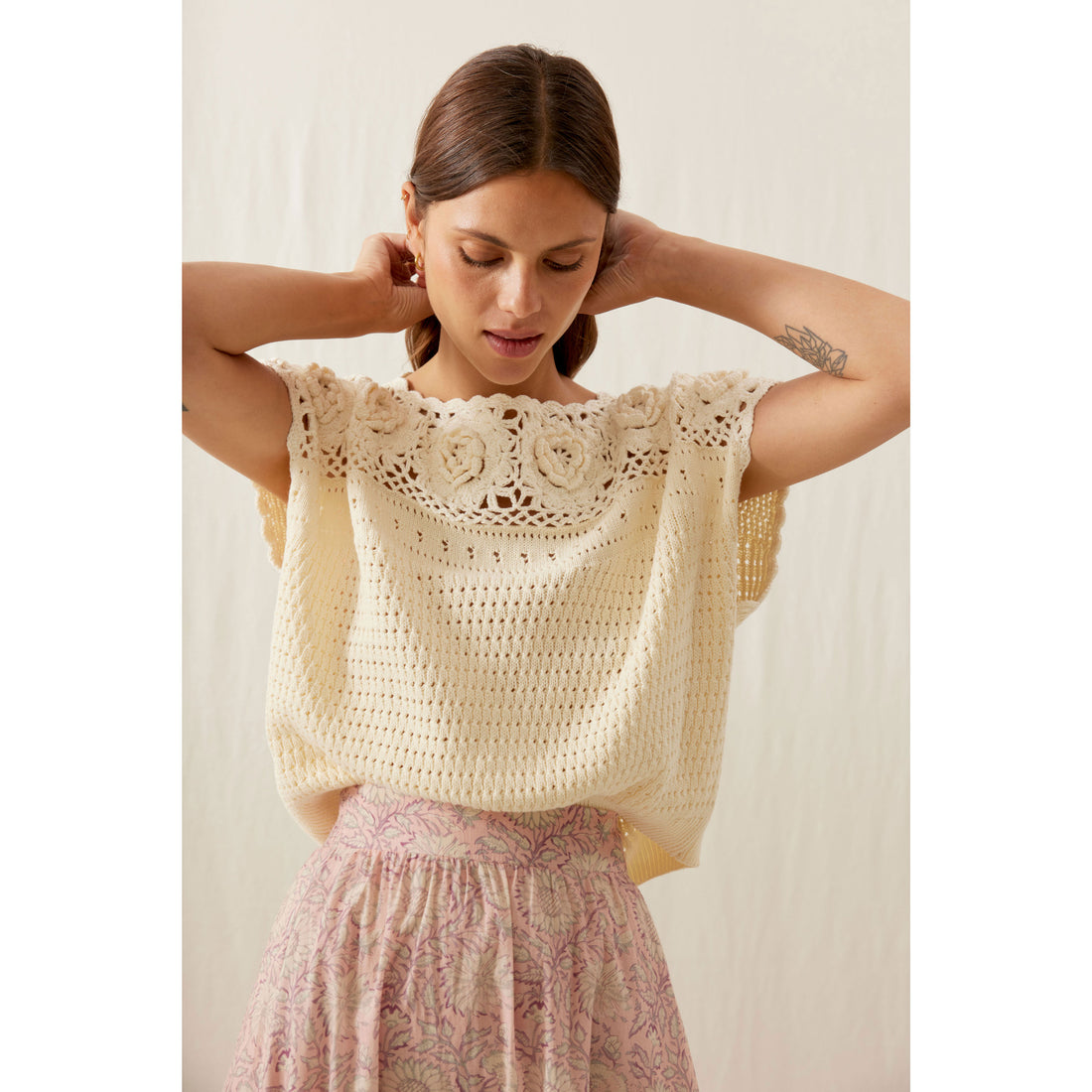 Louise Misha Pink Daisy Garden Jansiane Skirt